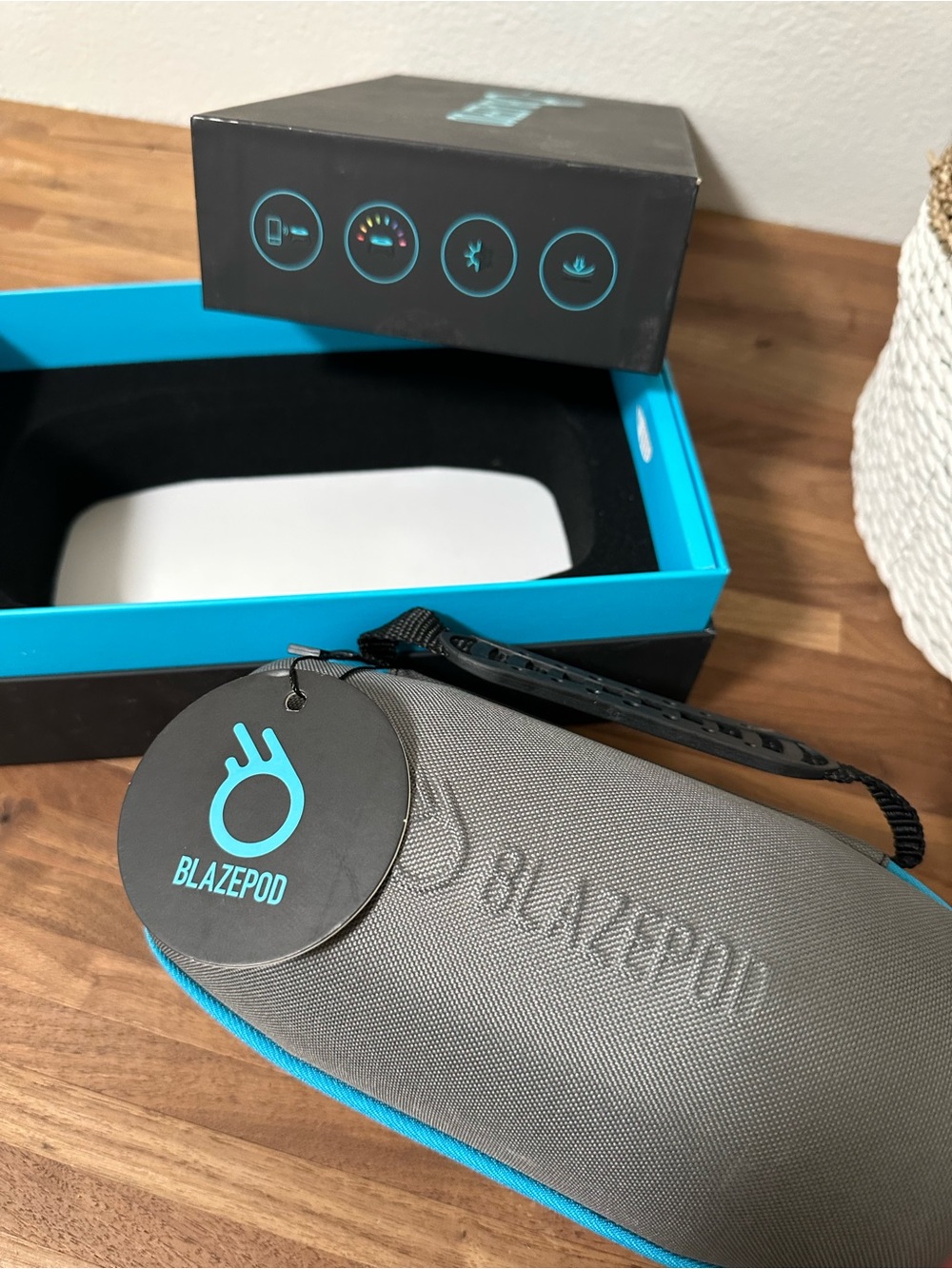 Blazepod Training Pod Set - Teal Logo on Black - Picture 5 of 5